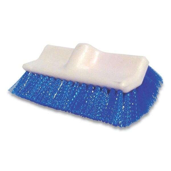 Posdatas 10 in. Synthetic Fiber Scrub Brush, White PO3743673 - main